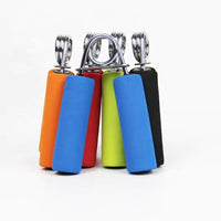 Gripper Fitness Exerciser Wrist Forearm Strength Training Foam Handle Hand Grip( 2pcs)