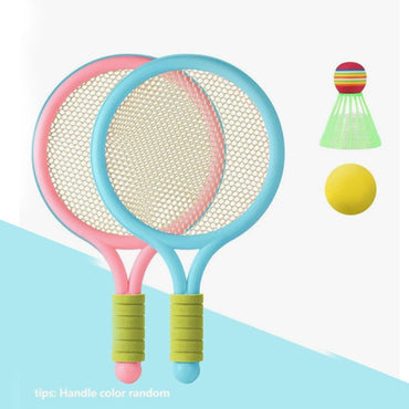 1 Pair Shuttlecock Set Children's Tennis Racket Toy 32x19cm