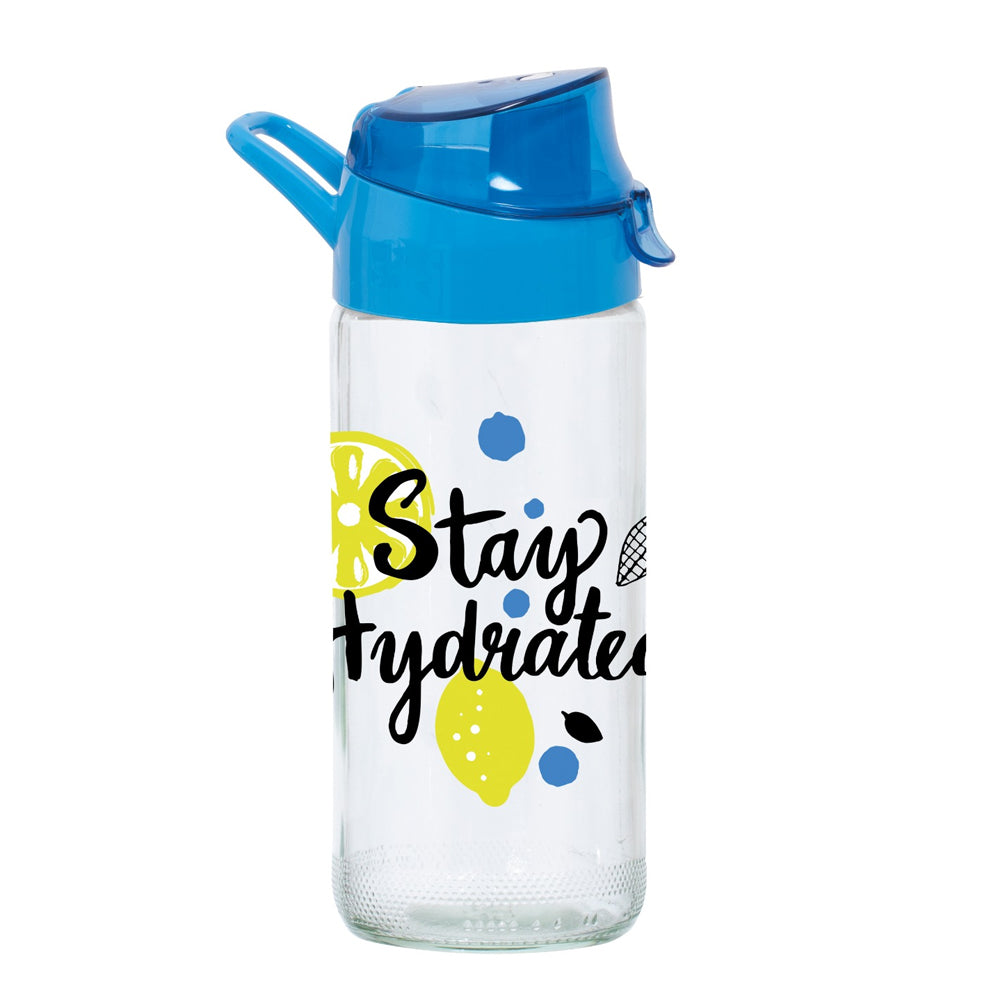 (Net) Herevin Sports Water Bottle - Stay Hydrated Blue 500ML / 111805-311