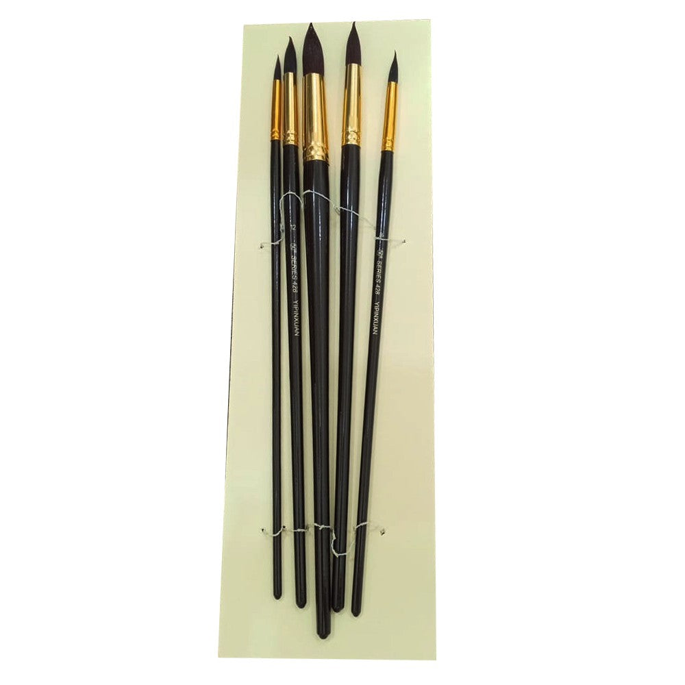 Paint Brush Set Of 5 Pcs