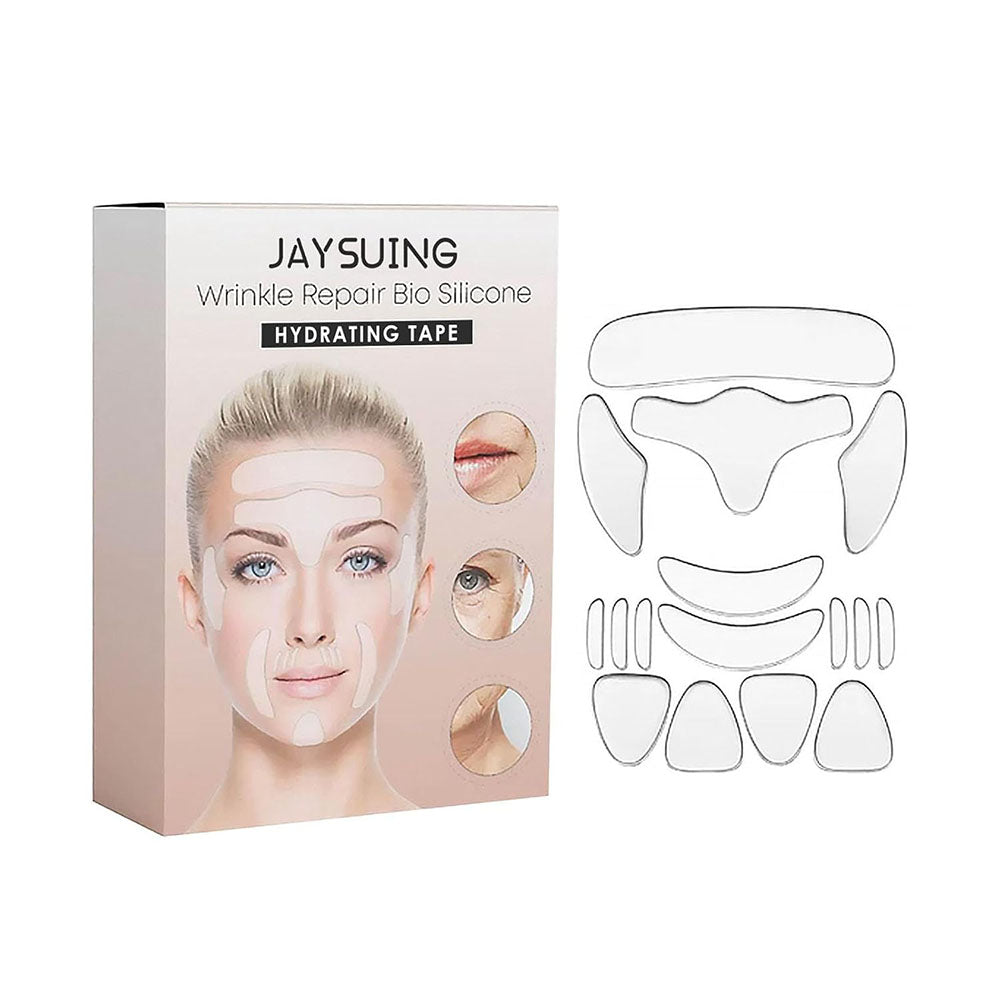 (NET) Pad Reusable Face Wrinkle Patches for Forehead Fine Lines Cheek