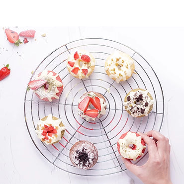 Mini Muffin Tray 6 Cup Muffins Pan Carbon Steel 27x17x3 cm