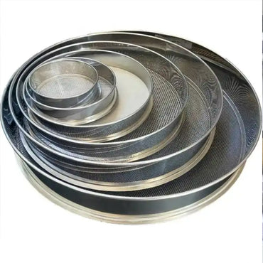 Mesh Stainless Steel Strainers Multi-size Kitchen Food Flour Sieve Powder 6 pcs