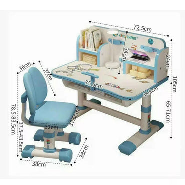 (Net) Children Learning Desk and Chair Set