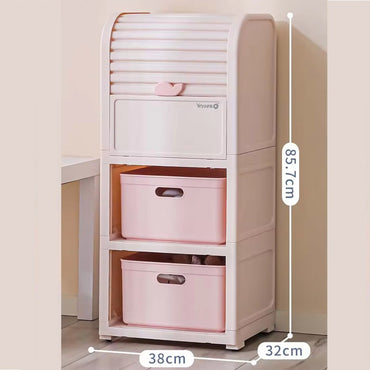 (NET) Storage And Organizing Box Toy Storage Plastic Household Storage 3 Layers