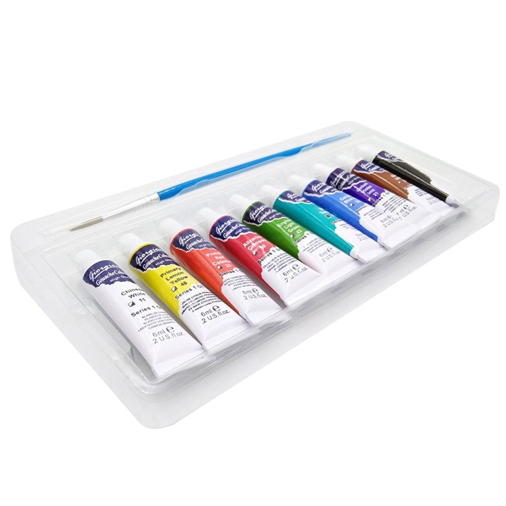 10 Gouache Color Paint Set / 211624