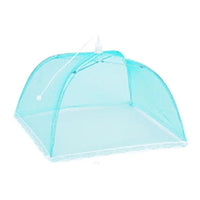 (net) Mesh Food Covers Tent Umbrella for Outdoors and Camping Food Net Cover Keep Out Flies Mosquitoes Ideal for Parties BBQ, Reusable and Collapsible 35 x 35 cm