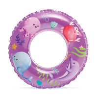 (NET)Intex Inflatable Transparent Ring Swim Tube 59242R