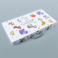 68-Piece Painting Set in Portable Briefcase for Kids and Adults