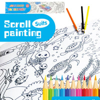 Coloring Scroll Doodle Book for Kids JSX-T001