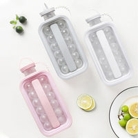 (Net) Portable Ice Ball Maker Bottle