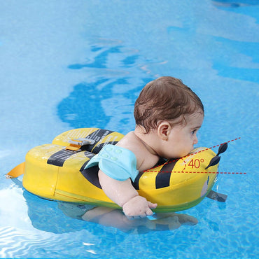 (Net) Swimming Ring Baby Swimming Non-Inflatable Baby Float Avoid Turning Over The Swimming Trainer