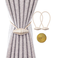 (net) Conical Curtain Magnetic Buckle Strap Non Perforated Curtain Buckle