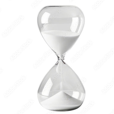 (NET) Transparent Hourglass 24x9 cm / 255815