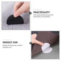 (net) Self Adhesive Fastener Dots Stickers Adhesive Tape Household Antiskid Sticker Hook Loop Sofa Carpet 20 Pcs