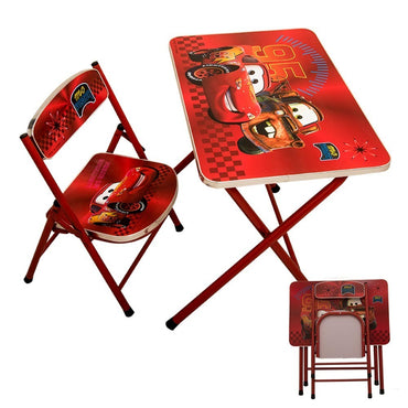 (NET) Foldable Characters Kids Table & Chair Set