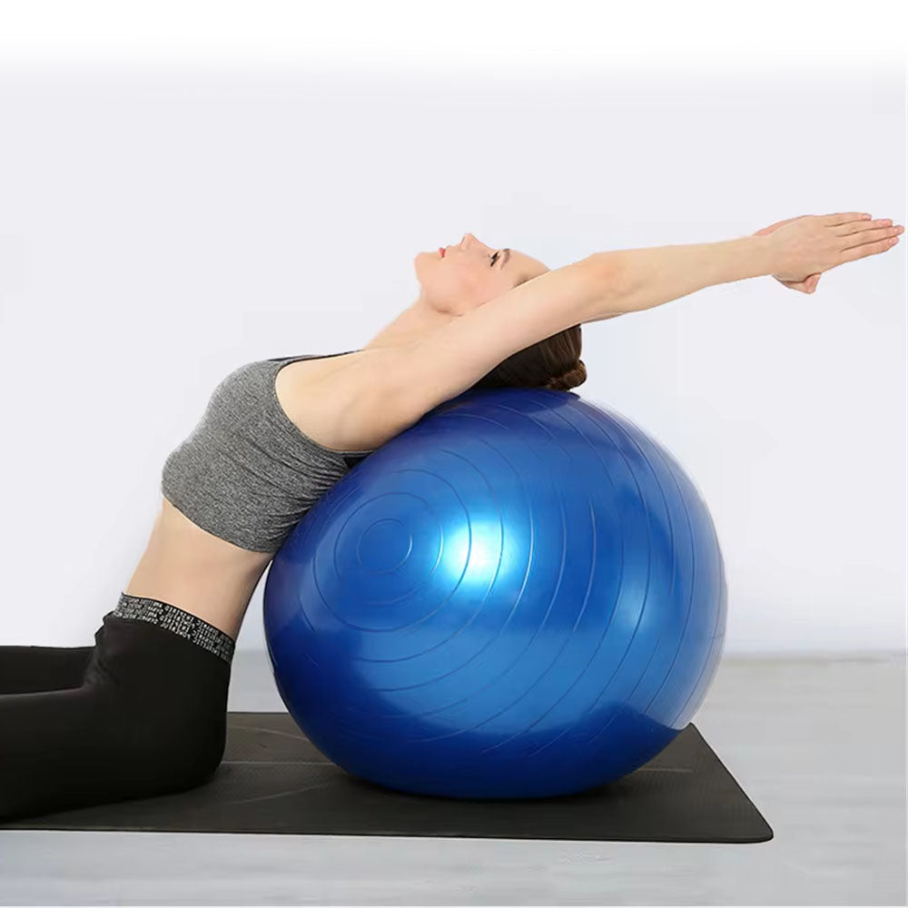 Yoga Ball with Pump Anti Burst Exercise Balance Workout Fitness