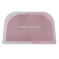 D Shaped Absorbent Mat