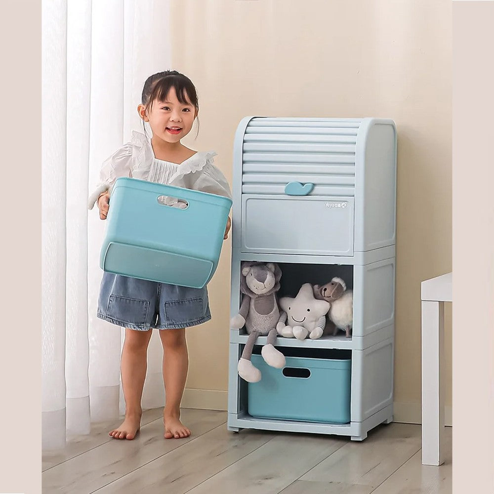 (NET) Storage And Organizing Box Toy Storage Plastic Household Storage 3 Layers