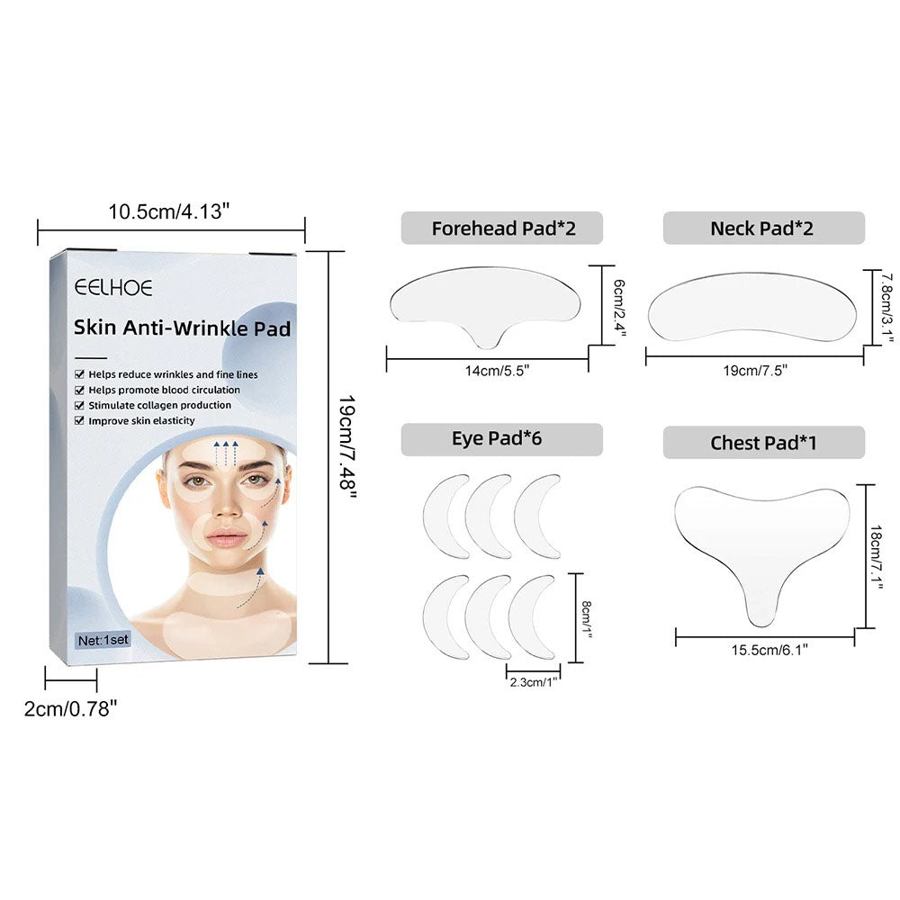 (NET) Face Lifting Wrinkle Silicone Patches Set