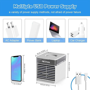 (NET) Air Cooler 4 in 1 Portable Mini Air Conditioner