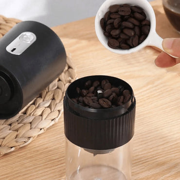 (NET) Portable Electric Coffee Bean Grinder