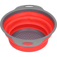 Silicone Folding Plastic Colander Strainer Kitchen 24 x 30 x 9  cm