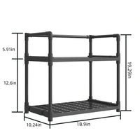 Kitchen Organizer 2 Layers Holder Counter Top Storage Rack Kitchen Spice Holder Drawer Storage Rack For Kitchen