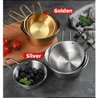 (net) stainless steel bowl shirt bowl camping outdoor portable bowl - 13CM