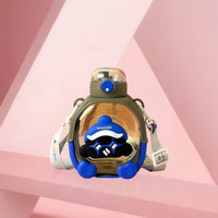 Portable Kids Student Kindergarten School Cute Cartoon Bear Plastic Water Bottle With Straw