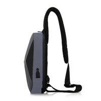 (Net) Men's Messenger Bags Fashion Men's Shoulder Bag Waterproof USB Charging