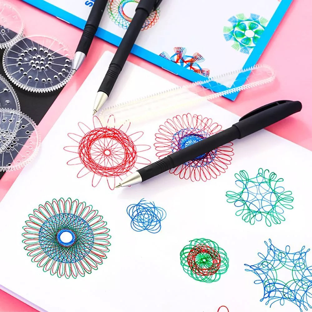 (Net)Spirograph Standard Stationery Design Ruler