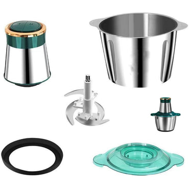 (NET) Stainless Steel Automatic Electric Meat Grinder