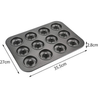 (net) Mini Muffin Tray 12 Cup Muffins Pan