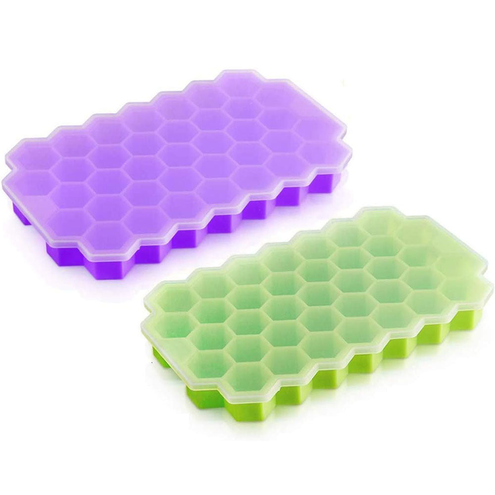 Ice Cube Trays Silicone Ice Cube Trays Molds with Lids