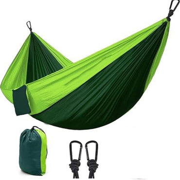(net) parachute double camping mosquito hammock with rope and carabiners outdoor nylon portable Hammock