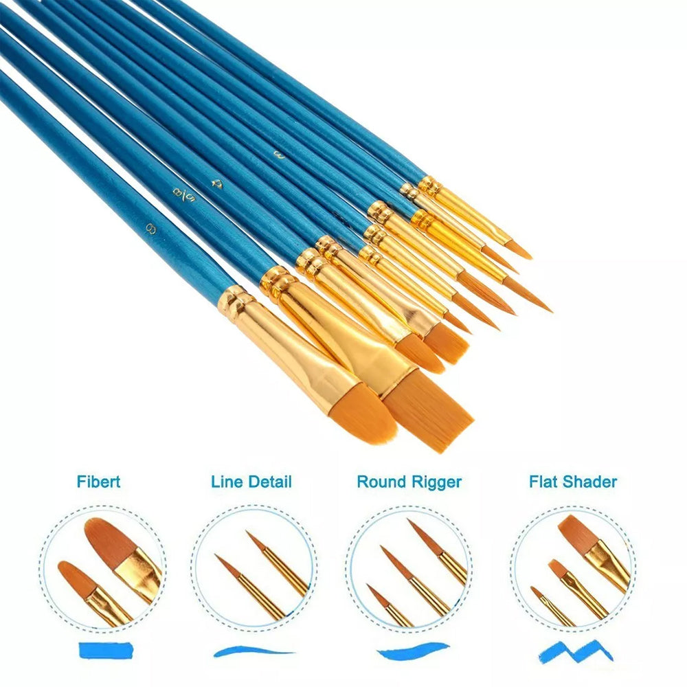 10pcs Painting Brushes