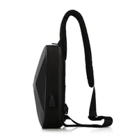 (Net) Men's Messenger Bags Fashion Men's Shoulder Bag Waterproof USB Charging