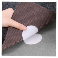 (net) Self Adhesive Fastener Dots Stickers Adhesive Tape Household Antiskid Sticker Hook Loop Sofa Carpet 20 Pcs