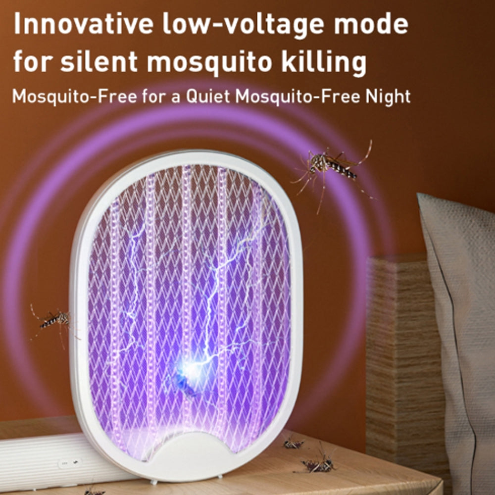 Multifunctional Rotating Folding Electric Mosquito Swatter