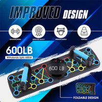 Portable Push Up Board Fitness Equipment Push Up Exercise Muscle Board Home Workout