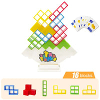 Tetra Tower Balancing Game Set 16 Pcs