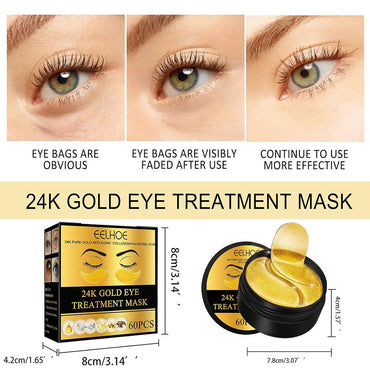 (NET) Gold Gel Eye Pads