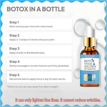 (NET) Botox Face Serum Botox Stock Solution Facial Serum With Vitamin C 30 ML