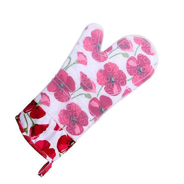 Silicone Bow Pattern Hot Heat Resistance Insulation Oven Glove