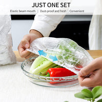 50pcs Disposable Food Bowl Cover Bag Storage Bag Dust Fresh Keeping Bags Kitchen Food Multifunctional Use 60 x 70 cm