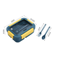 Lunch Box High Capacity 3 grid Picnic Food Fruit Container Storage Box with Tableware Bento Box 1200ML