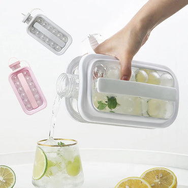 (Net) Portable Ice Ball Maker Bottle