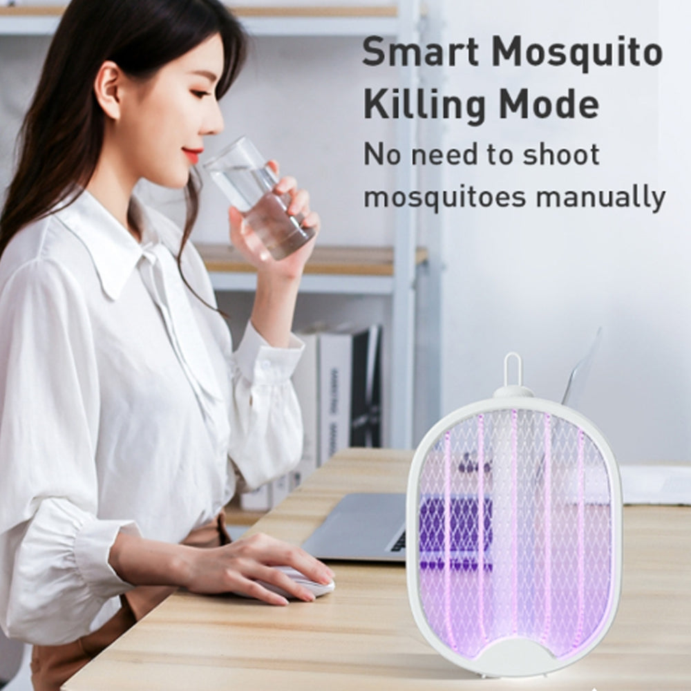 Multifunctional Rotating Folding Electric Mosquito Swatter