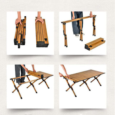 ( NET) Rectangle Table Cross Wood 120cm